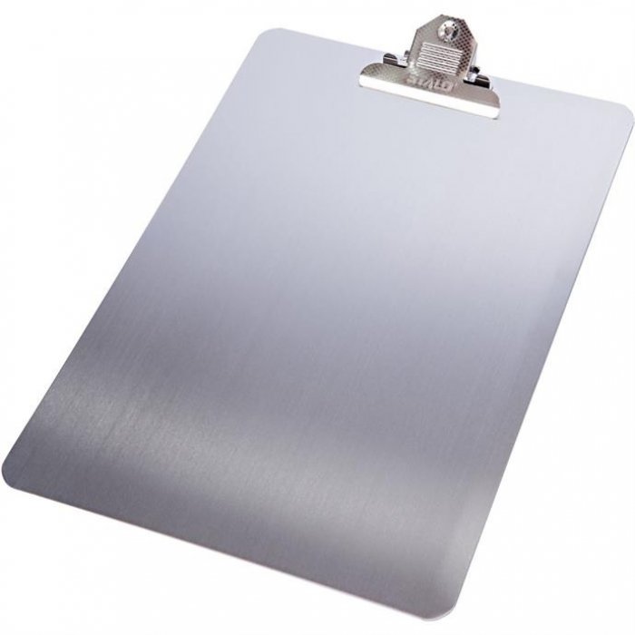 Prancheta Aluminio Oficio Stalo Peg. Metal