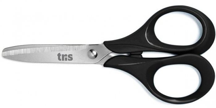 Tesoura Escolar Tris Class Black 13Cm  615080