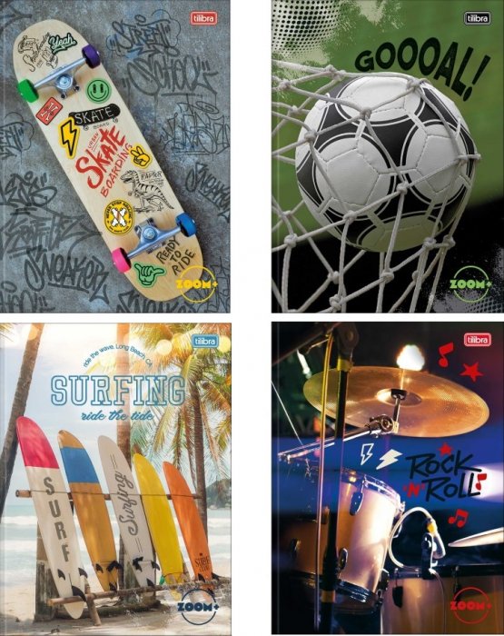 Caderno CD Univ Cost 48 FLS Zoom+ Mas Tilibra