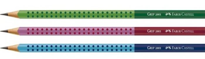 Lapis Preto Faber Eco Grip 2001 N2B - Two Tone - Triangular