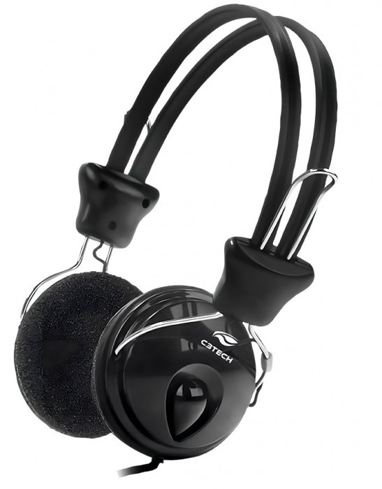 Headset USB Fone C/Microfone Biauricular C3TECH Tricerix Ph-200BK 40MM