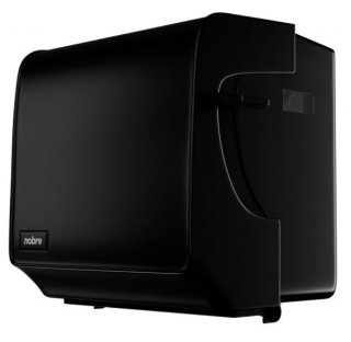 Dispenser Alavanca P/Toalha Bobina  Preto Nobre Brave - Toalheiro