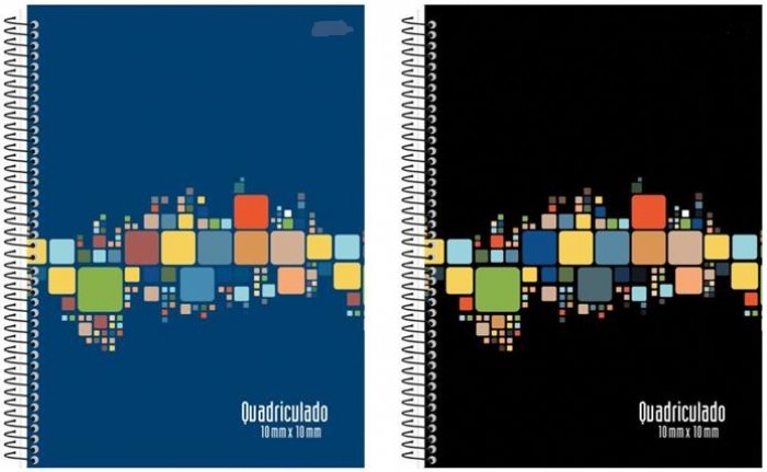 Caderno CD Quadriculado 10X10 Univ Esp 80FLS Animativa 10388