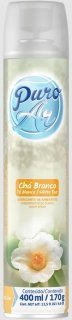 Bom Ar Aerosol Puro Ar Cha Branco 400Ml/170G