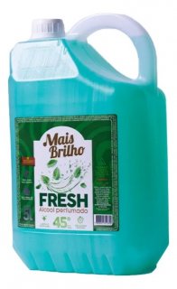 Alcool Limpador Perfumado 5L 45% Fresh - Mais Brilho