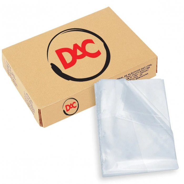 Plastico Grosso 015 076FU 4 Furos CX/400- DAC 24X32 Of