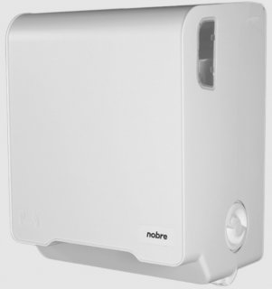 Dispenser **Autocortante** P/Toalha Bobina  Branco Nobre Brave - Toalheiro
