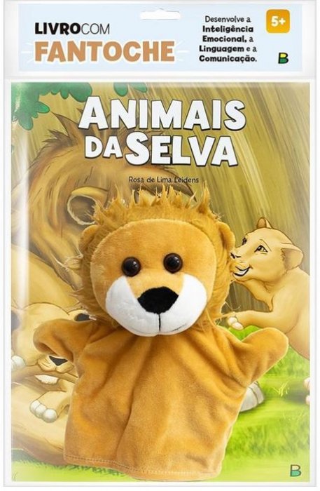 Livro Fantoche - Animais da Selva 1164260 Todolivro