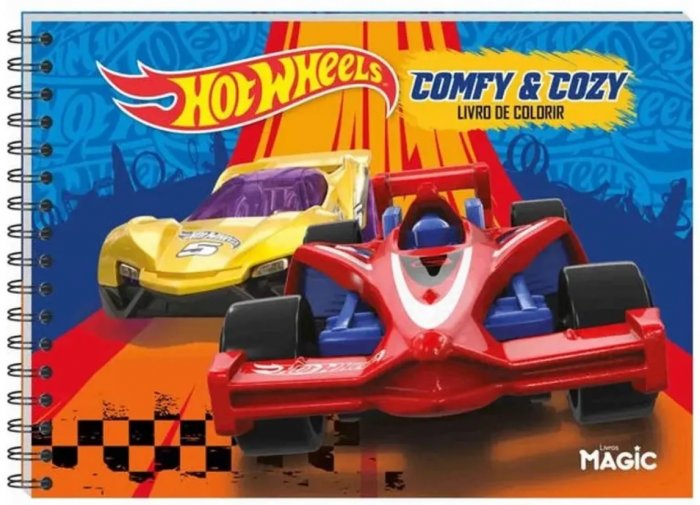 Livro Colorir Hot Wheels Comfy e Cozy 48PAG - Magic