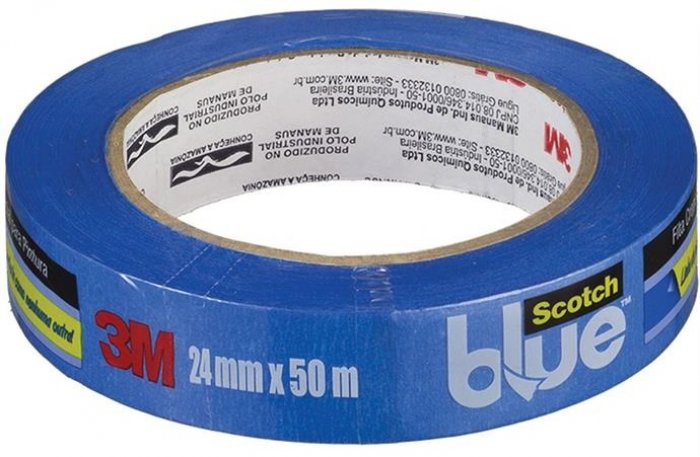 Fita Crepe Azul 24X50 3M Scotch 2090