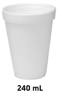 Copo Isopor/termico 240Ml Totalplast Pct/20