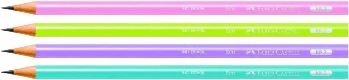 Lapis Preto Faber Max Colors Redondo Ecolapis **sortido** N2 Hb