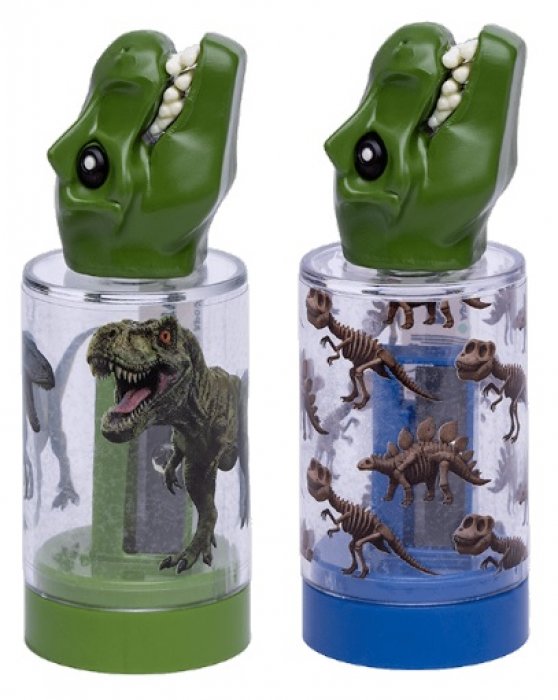 Apontador Brw C/deposito Dinossauro Raptors  Ap0008