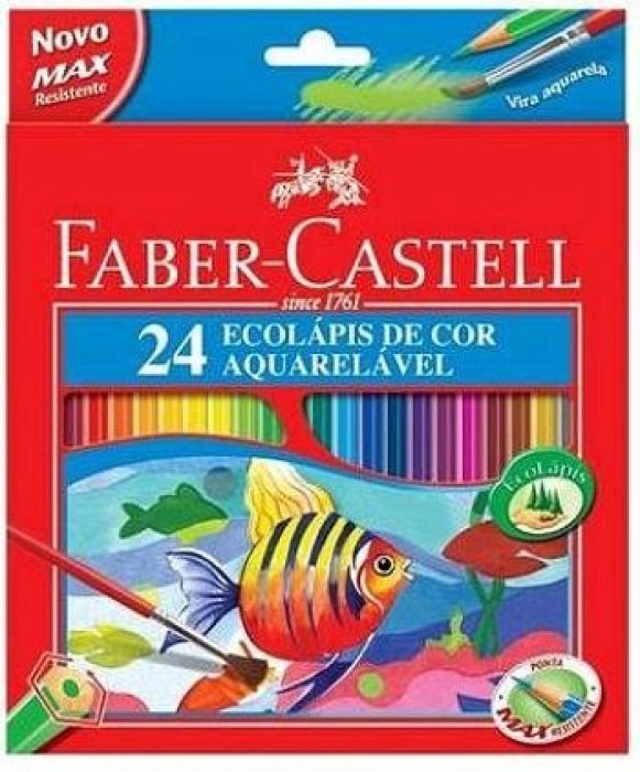 Lapis Cor Faber 120224G Aquarela 24 Cores