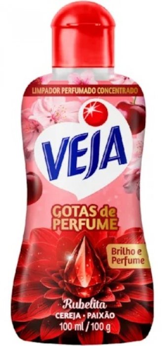 Essencia Limpador Perfumado Veja Cereja 100ML