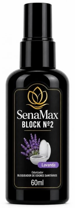Odorizador N2 Bloqueador de Odores Sanitarios Lavanda 60ML Senamax
