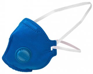 Mascara Respirador P/Poeira PFF1 com Valvula Azul C/Elastico