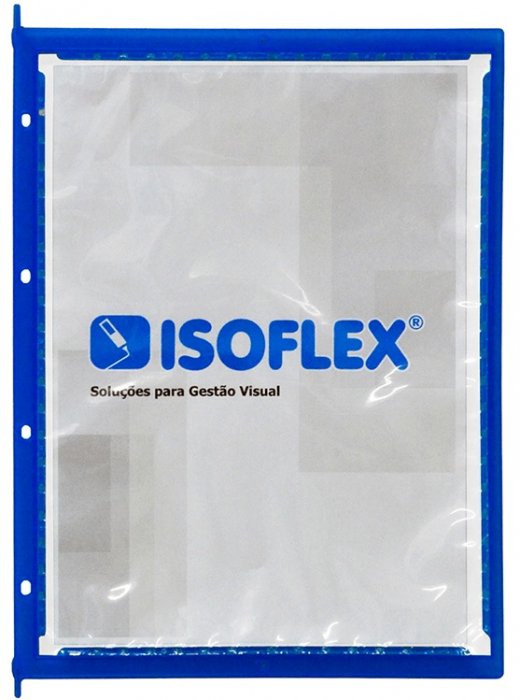 Pasta Isoflex PIA4R/Flexoline/Visiflex A4 Retrato Azul