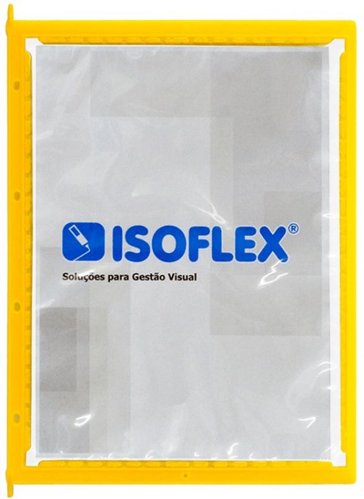 Pasta Isoflex PIA4R/Flexoline/Visiflex A4 Retrato Amarelo