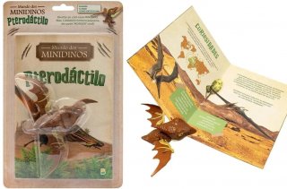Livro Brinquedo - Mundo dos Minidinos: Pterodactilo