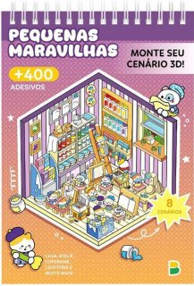 Livro Cenario 3D Adesivos - Pequeno Mundo 3D: Pequenas Maravilhas