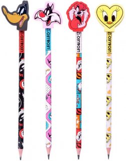 Lapis Preto Leoleo Looney Tunes C/Borracha Hb Redondo Leonora 71627