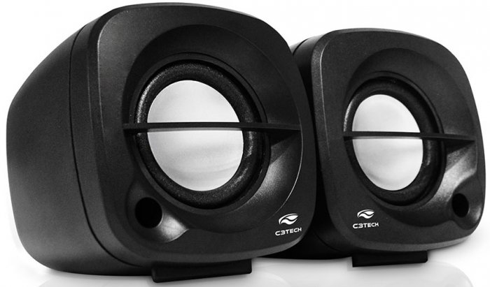 Caixa Som USB/P2 2.0 6W Sp-303BK Preto C3TECH