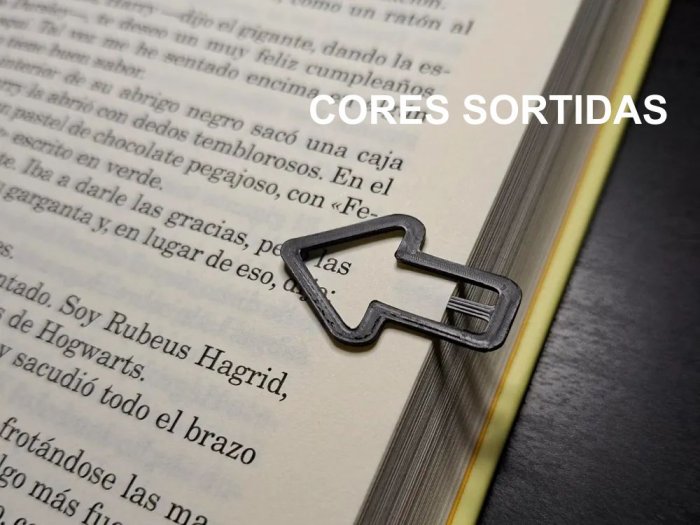 Marca Pagina Mini Sortidos - Impressao 3D