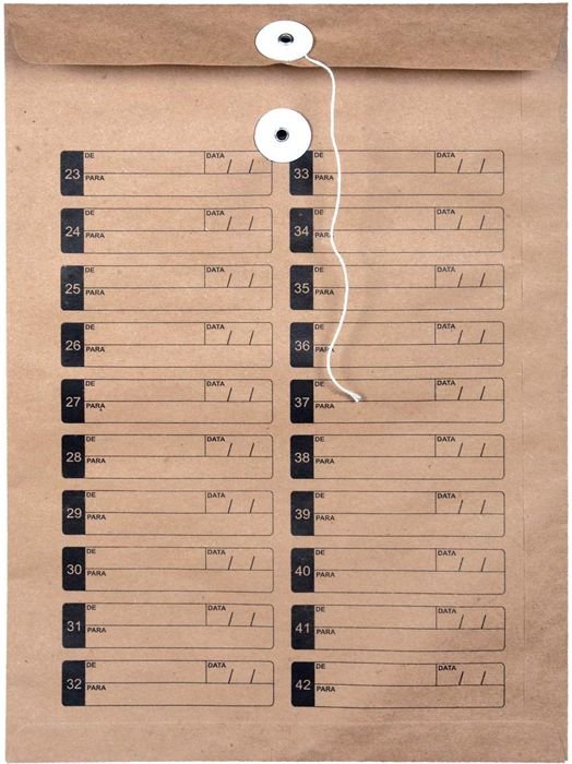 Envelope Vai Vem  *kraft Papel  Tilibra
