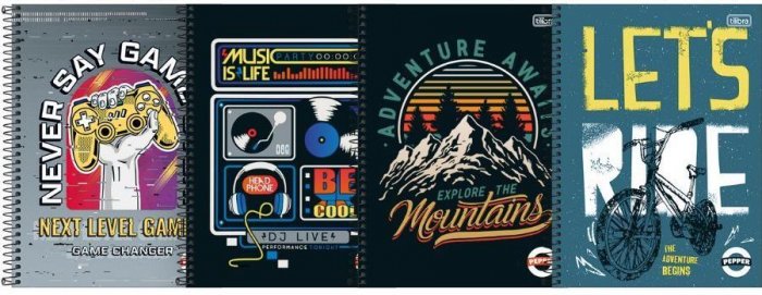 Caderno CD Univ 1 Mat  **Pepper  *Masc. Tilibra Espiral