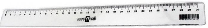 Regua Novacril Faca Facil 30CM Acrilica - Faca Facil