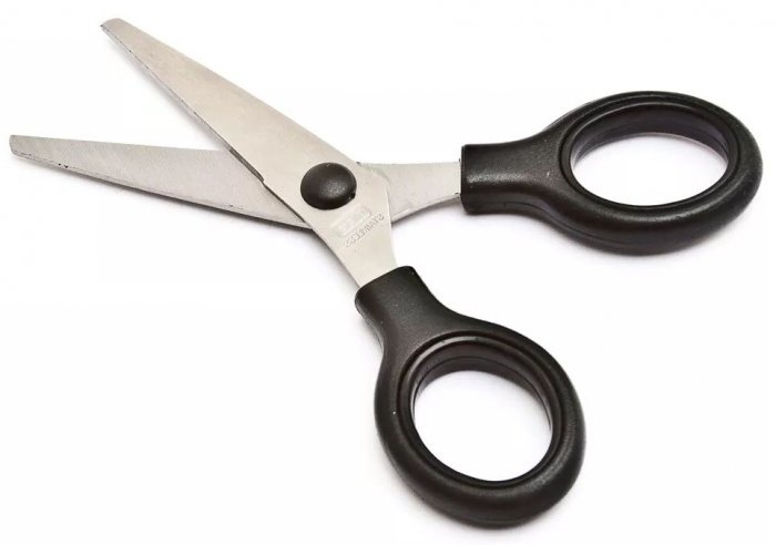 Tesoura Escolar Tilibra T402 Preta 13,2Cm
