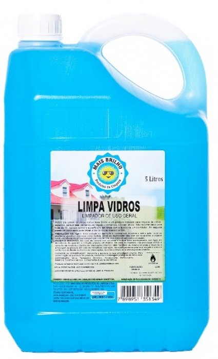 Limpa Vidros Galao 5 Litros - Mais Brilho