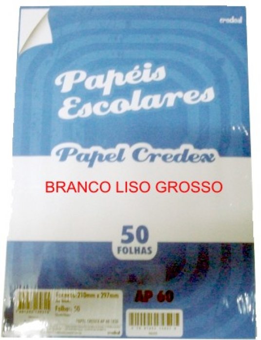 Papel A4 180GR. 2411 AP60KG Pauta Branca C/50FLS