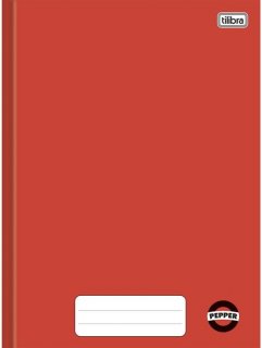 Caderno Cd Univ Cost 80 Fls *vermelho Pepper Tilibra