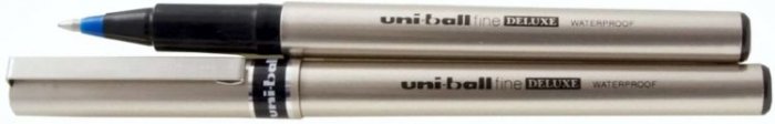 Caneta Uniball Fine Deluxe Ub-177 Blue Mitsubishi 0.7