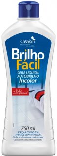 Cera Liquida Incolor 750Ml Brilho Facil