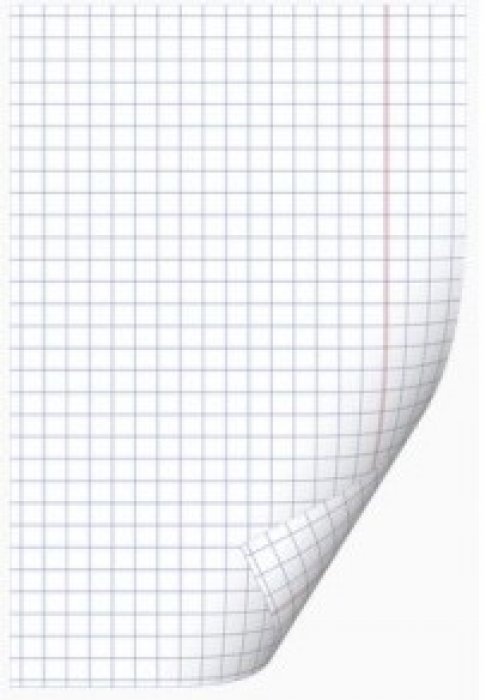 Papel Almaco Quadriculado 7X7Mm 200X275 Pauta Branca