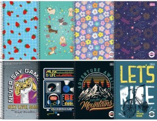 Caderno Cd 80 Fls Espiral Peq 1/4 Pepper  Tilibra