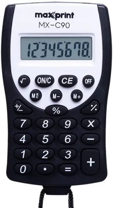 Calculadora Maxprint C/Cordao MXC90 8 Dig.Bolso 75000036