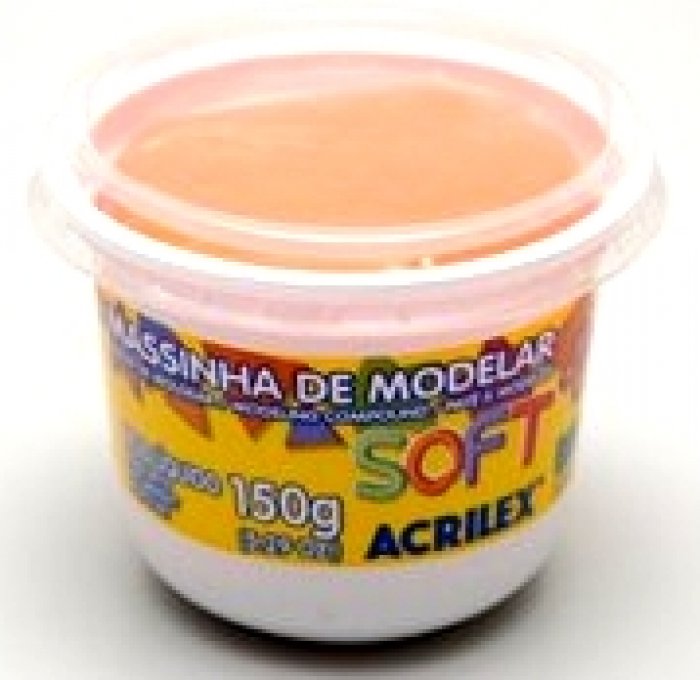 Massa Modelar Soft 150GR Laranja/105 Acrilex
